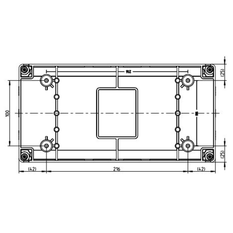 Вологозахищена розподільна коробка Spelsberg AKL 1-g (sp74040101) IP65