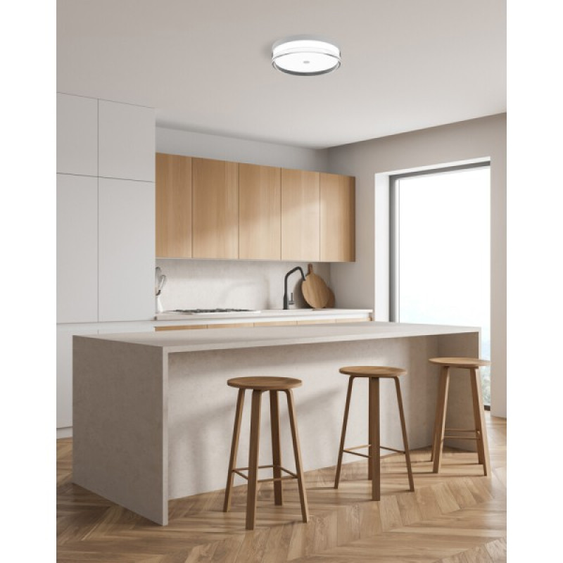 Люстра Italux PLF-64536-M-WH Molino LED 1x32W 2800K/4000K/6000K 3600Lm IP40 біла