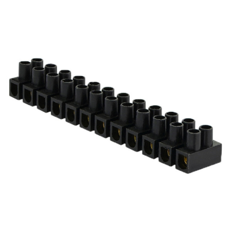 Клемна колодка Аско-Укрем тип "W (U)" 30А 16мм² чорна (A0130040024)