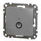 Конечная TV-розетка 4 дБ Schneider Electric Sedna Design & Elements алюминий SDD113471