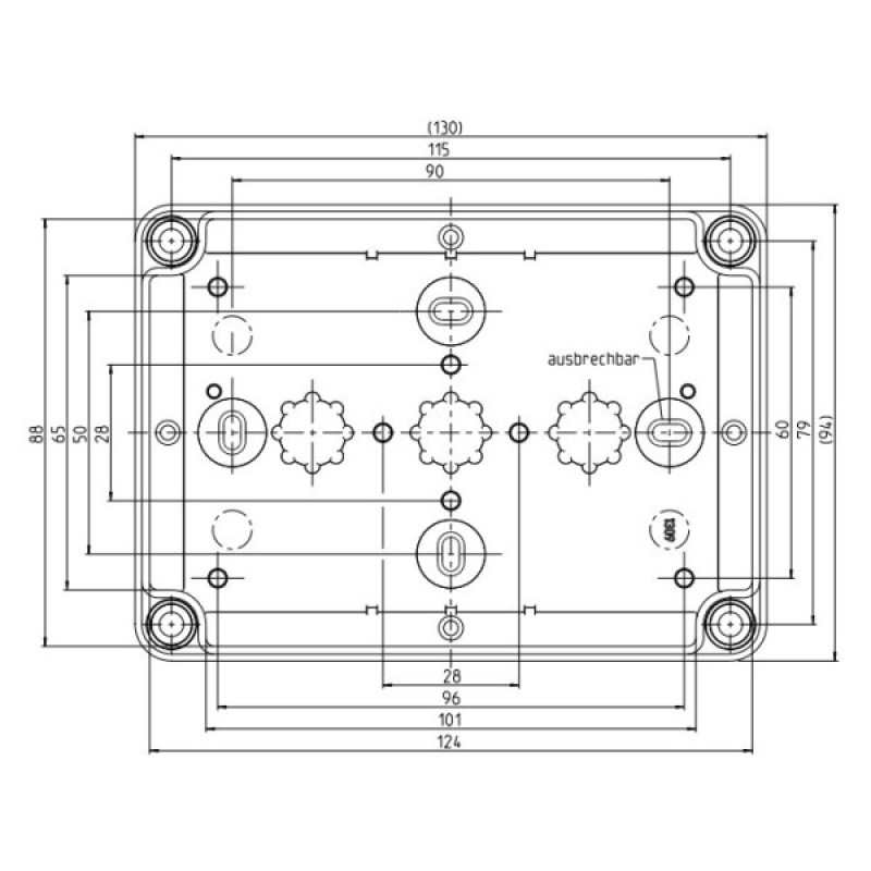 Вологозахищена сполучна коробка Spelsberg PC 1309-6-m (10-M16/20) (sp12740901) IP66 для вулиці