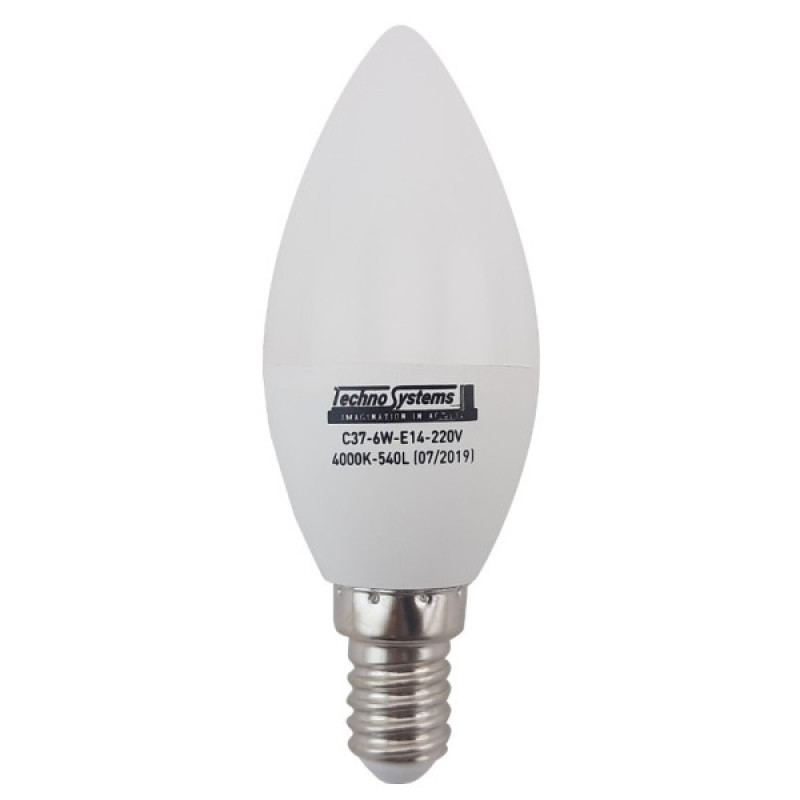 Світлодіодна лампа TNSy LED Cable Electro-C37-6W-E14-220V-4000K-540L ICCD GOLDEN (TNSy5000039)