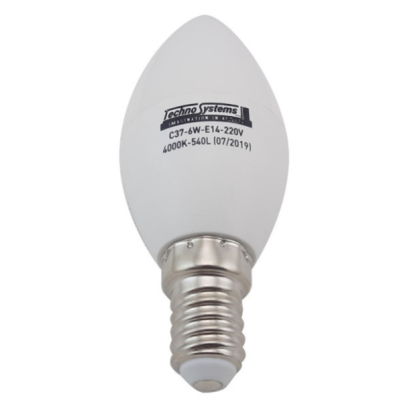 Світлодіодна лампа TNSy LED Cable Electro-C37-6W-E14-220V-4000K-540L ICCD GOLDEN (TNSy5000039)
