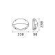 Вуличний світильник Ideal Lux 96728 Medea E27 1x23W IP66 чорний
