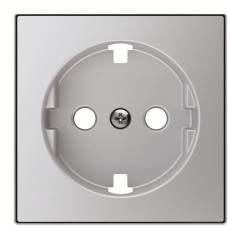 Центральная плата розетки ABB Sky 2CLA858890A1301 8588.9 PL с заземлением (серебро)