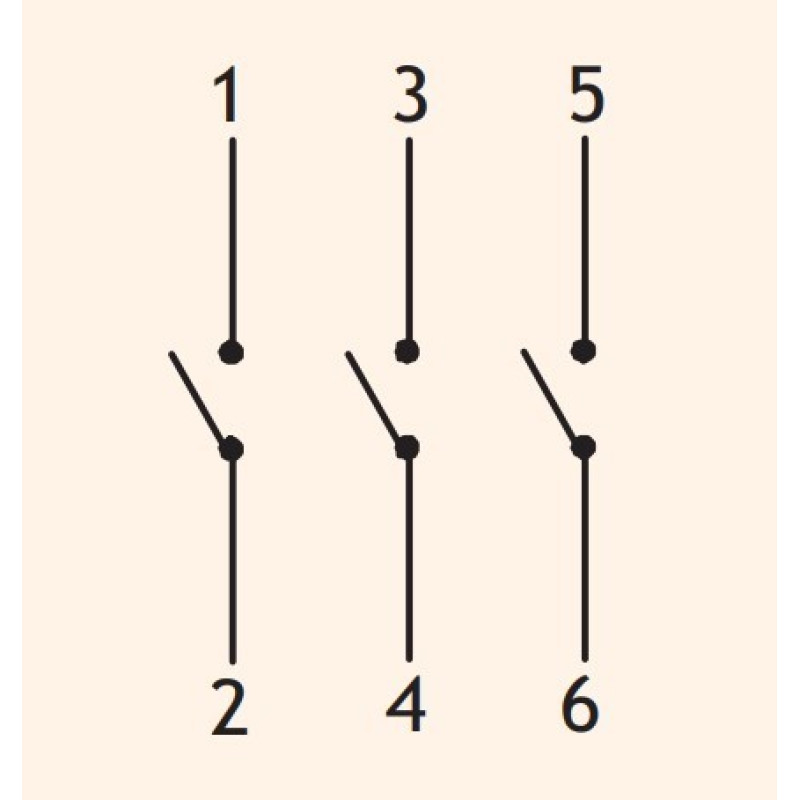 Кулачковий перемикач ETI 004773069 CS 32 10 U LK 3p «0-1» 32A