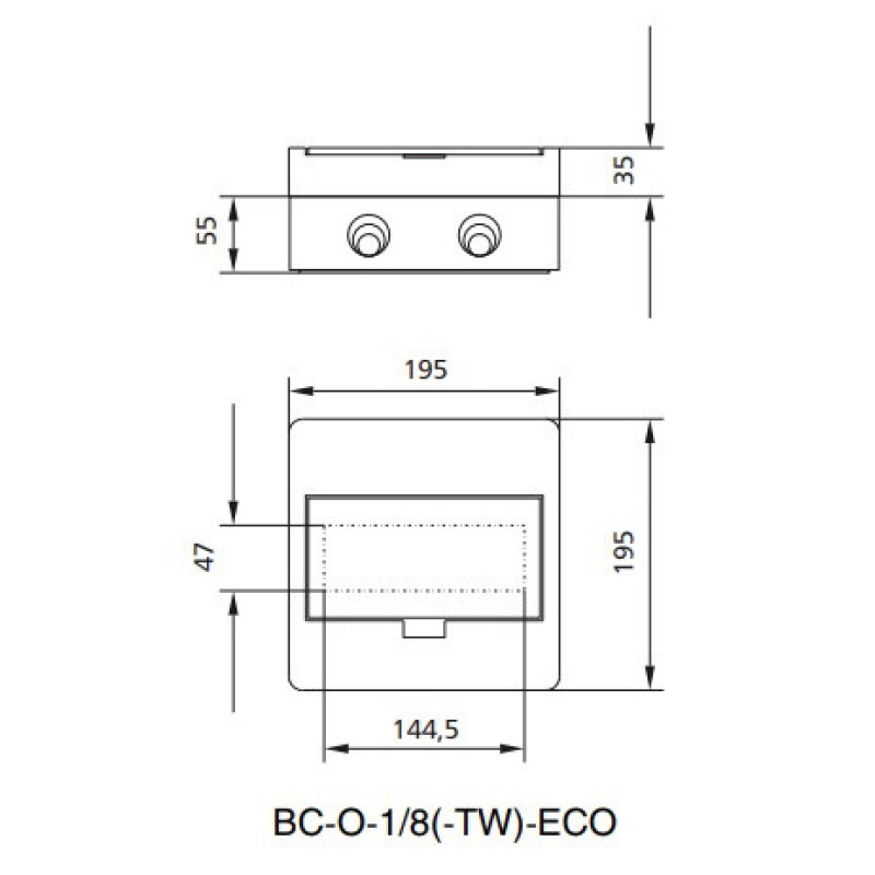 Щит Eaton Moeller BC-O-1/8-ECO