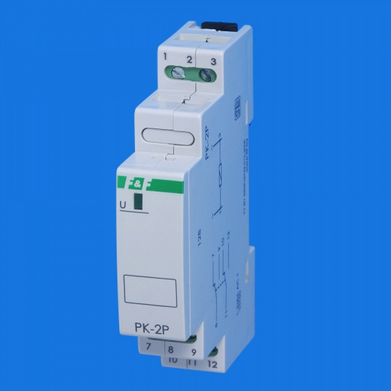 Електромагнітне реле F&F PK-2P-24V 24В 2х8 А