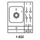Пакетний перемикач Аско-Укрем ПКП Е9 1.822 A0110010001 (1-0 2 полюси)