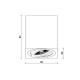 Точковий світильник Kloodi KD-1202 WH GU10 1x10W IP20 білий