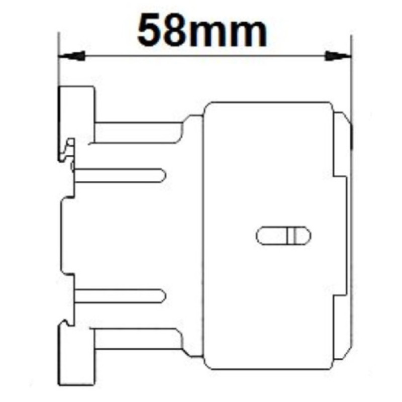 Контактор Schrack LZDM0913 Cubico Mini 230В AC 1НO 4кВт 9А 3Р