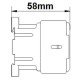 Контактор Schrack LZDM0913 Cubico Mini 230В AC 1НO 4кВт 9А 3Р