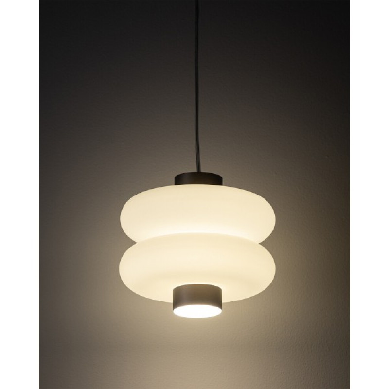 Подвесной светильник, люстра Nowodvorski 11981 Lunari LED 1x8W 3000K IP20 серый