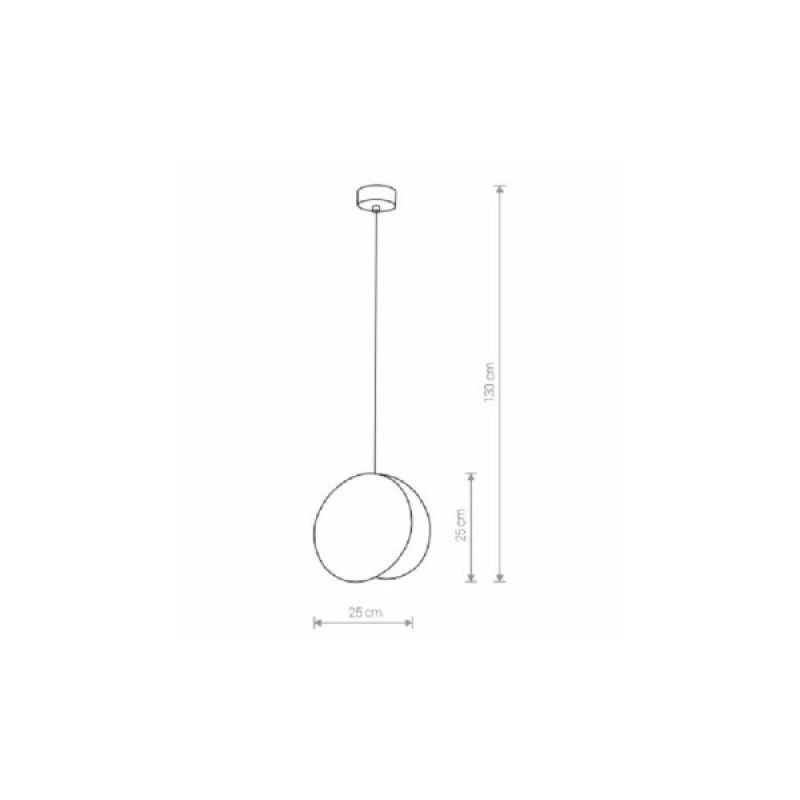 Підвісний світильник Nowodvorski 39028 Wheel E27 1x40W IP20 Gold