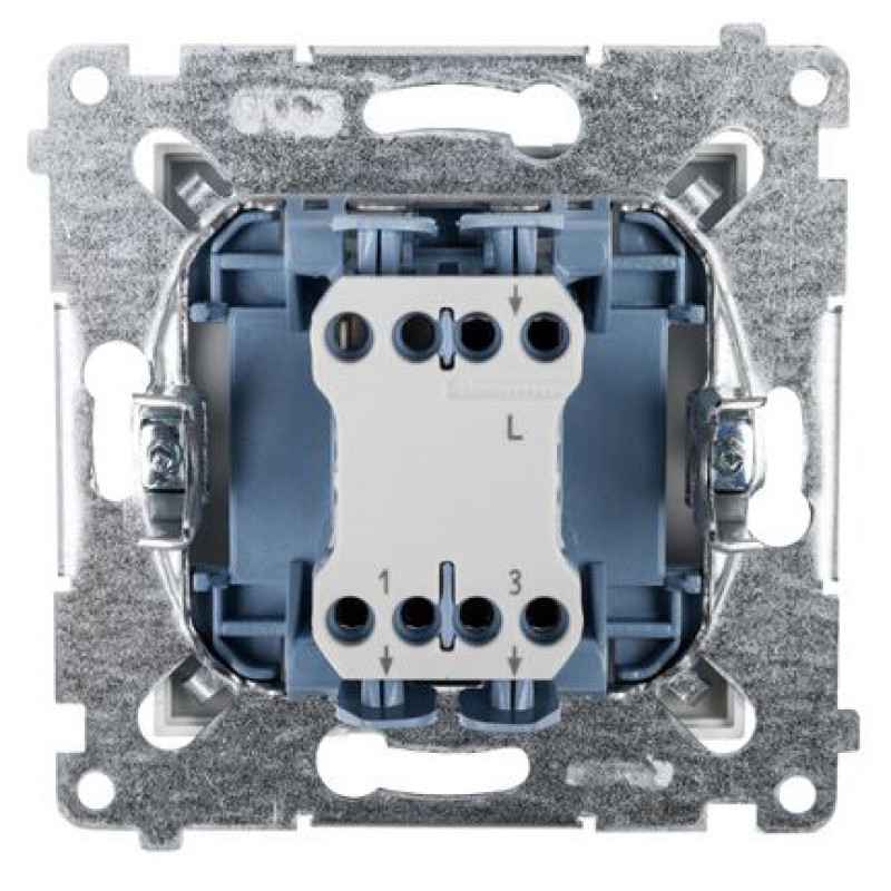 Двухкнопочный выключатель Kontakt Simon Simon 54 Premium DW5.01/11 (белый)