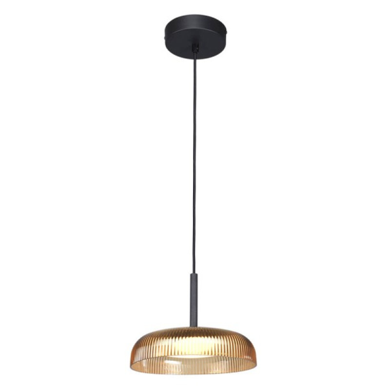 Підвісний світильник, люстра Italux PND-48529-BK-YLL Colle LED 1x12W 3000K 1500Lm IP20 жовтий