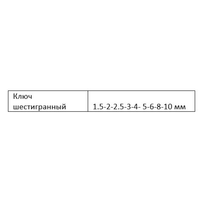 Комплект шестигранних ключів Tolsen (20048) 1.5-10мм (9шт)