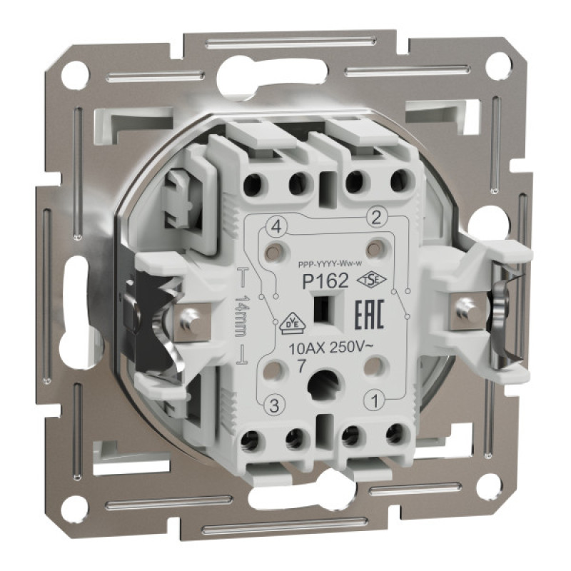 Переключатель перекрестный Schneider Electric Asfora без рамки белый (EPH0570121)