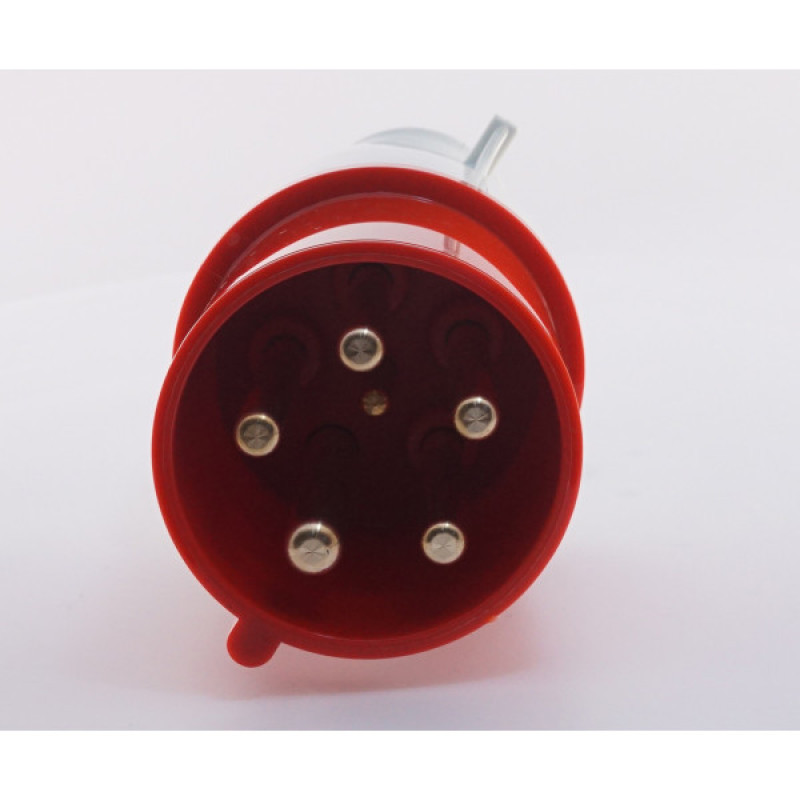 Трифазний штекер на кабель WALTHER WL260 (3P+N+E) 63А 380V IP44