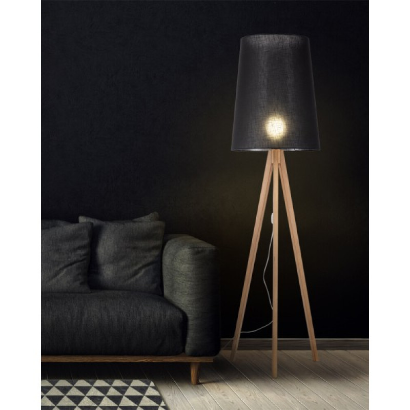 Торшер TK Lighting 5599 Walz E27 1x15W IP20 черный