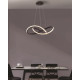 Підвісний світильник, люстра Azzardo AZ5096 Infinity LED 1x80W 3000K-4000K 4300Lm IP20 чорний