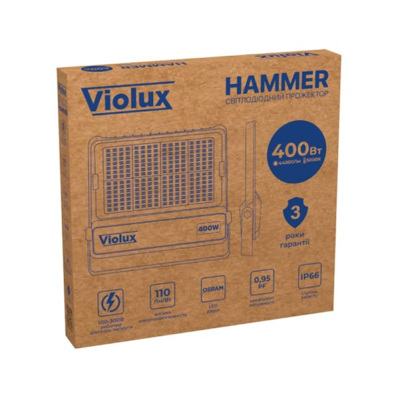 Прожектор LED Violux HAMMER 400W SMD 5000K IP66 ( 430282 )