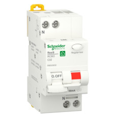 Дифференциальный автомат Schneider Electric R9D25632 RESI9 6кА 1P+N 32A C 30мА АC
