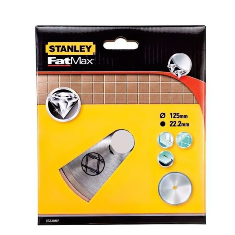 Алмазний диск Stanley STA38007 Ø 125 для кераміки