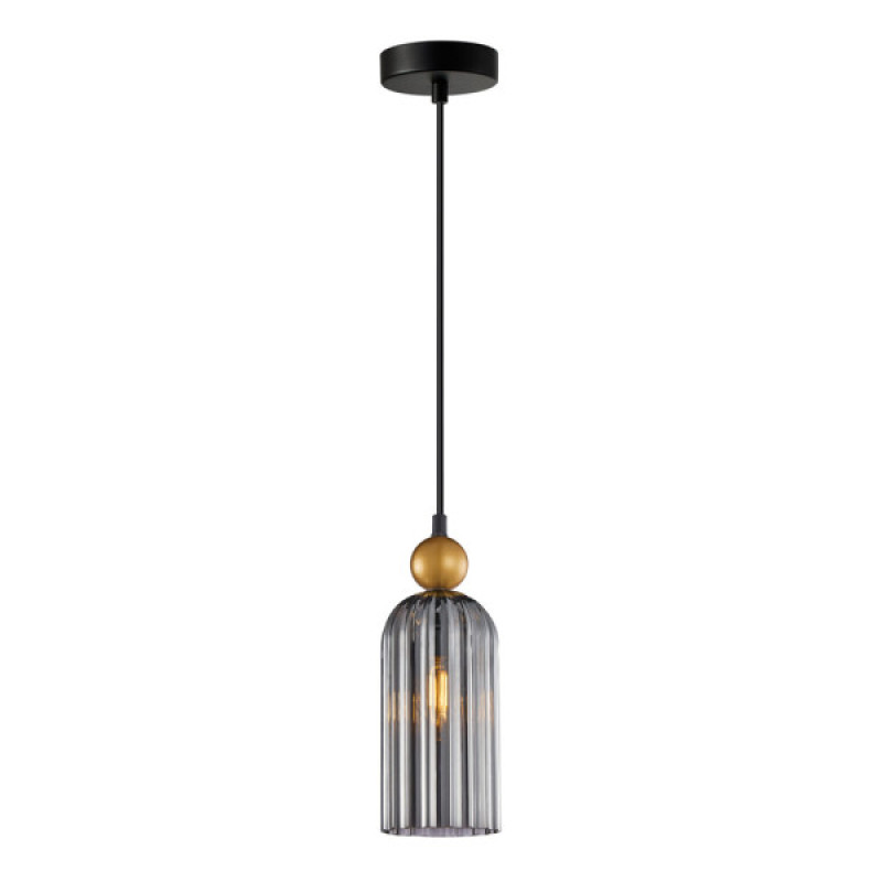 Подвесной светильник, люстра Italux PND-74839-1-GD-SG Narisa E27 1x40W IP20 Димчастий