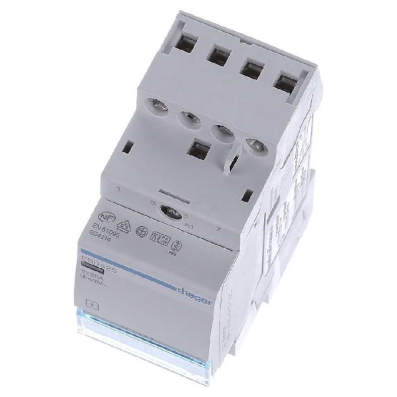 Контактор 25A ESD425 (4НО, 24В) 2м Hager