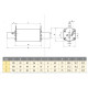 Запобіжник ETI 004724221 M2UQ2/315A/690V gR (200 kA)