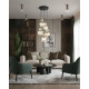Подвесной светильник, люстра TK Lighting 11043 Sophia E14 5x10W IP20 янтарный