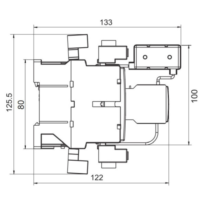 Контактор ETI 004643821 CEM CK 30.01N (30 кВАр 400-440V)