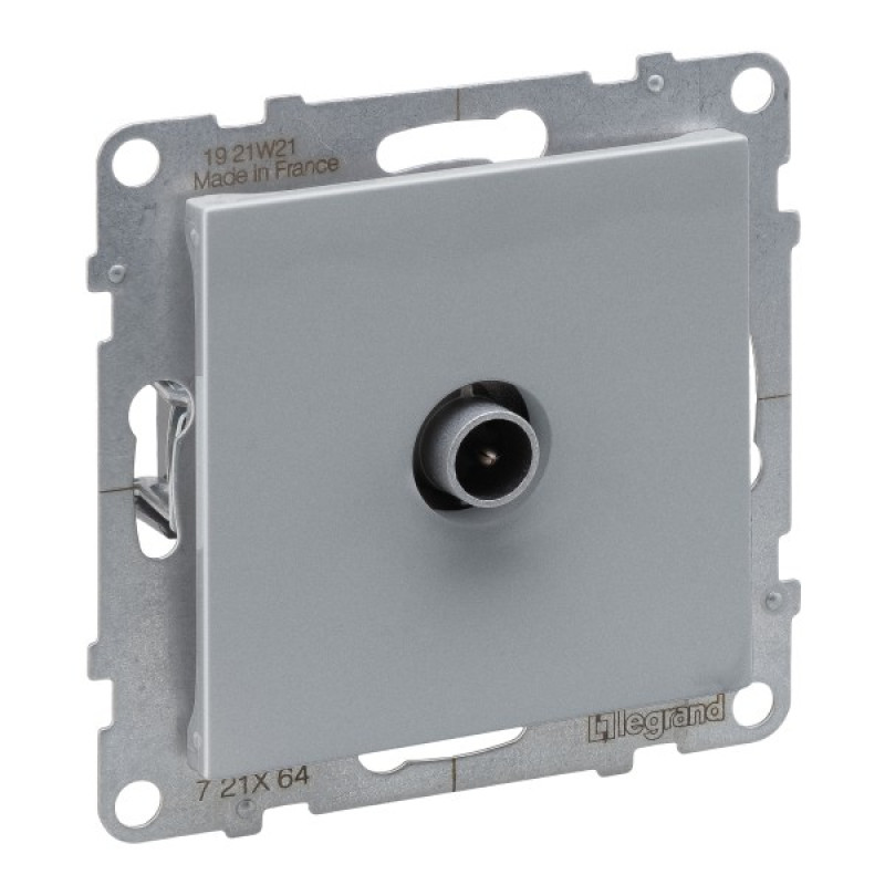 Розетка TV звезда Legrand SUNO (алюминий) 721364