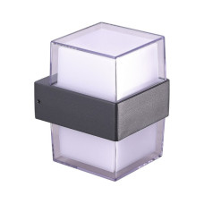 Вуличний світильник Azzardo AZ4507 Lars Square LED 2x13W 4000K 1040Lm IP54 чорний