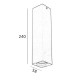 Точечный светильник Italux CLN-28394-L-WH Ander GU10 1x10W IP20 белый