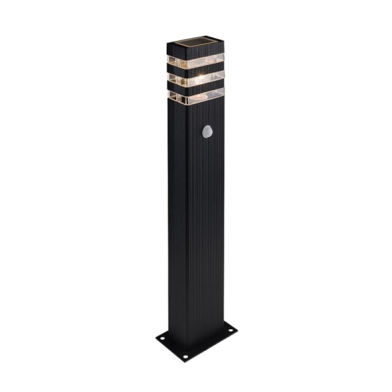 Уличный светильник с датчиком движения Nowodvorski 9097 Rio Sensor E27 1x10W IP54 черный