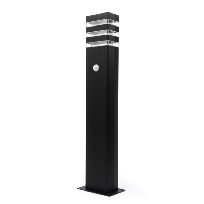 Уличный светильник с датчиком движения Nowodvorski 9097 Rio Sensor E27 1x10W IP54 черный