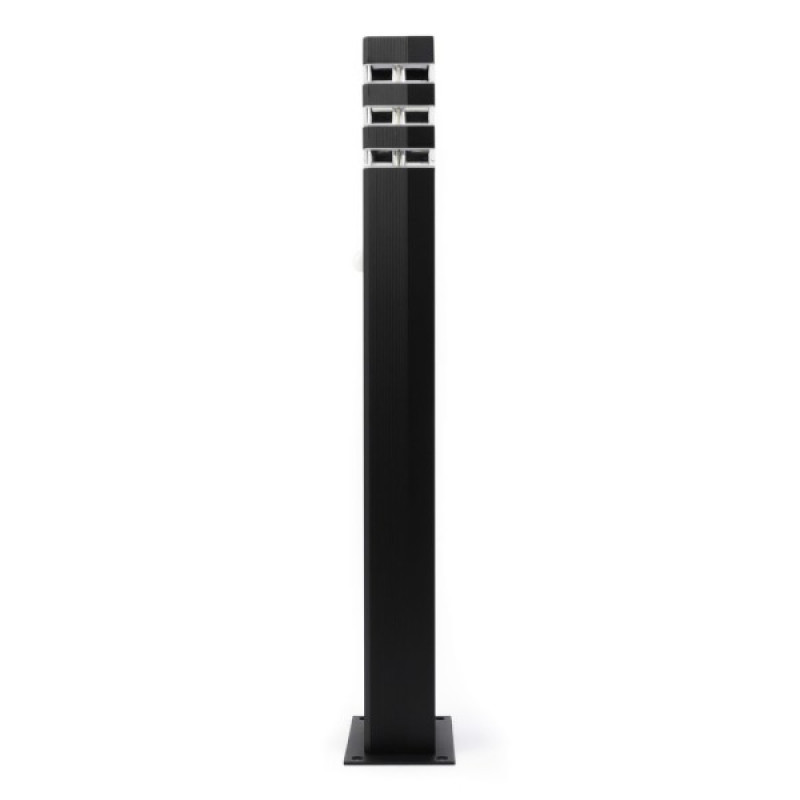 Уличный светильник с датчиком движения Nowodvorski 9097 Rio Sensor E27 1x10W IP54 черный