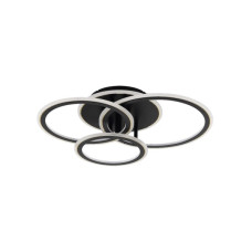 Люстра Zuma Line MS238130-BK Lunar LED 1x55W 3000K-6000K 1900Lm IP20 чорна (5905316665538)