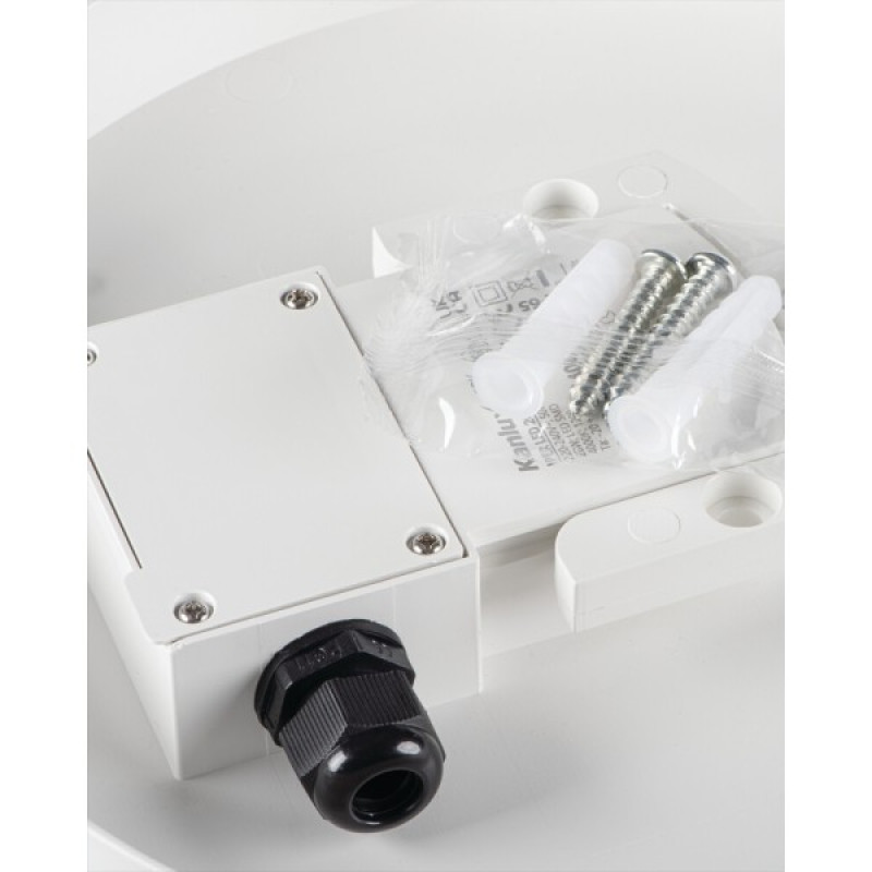 Вуличний світильник з датчиком руху Kanlux 37301 Iper LED 1x35W 4000K 4200Lm IP65 білий
