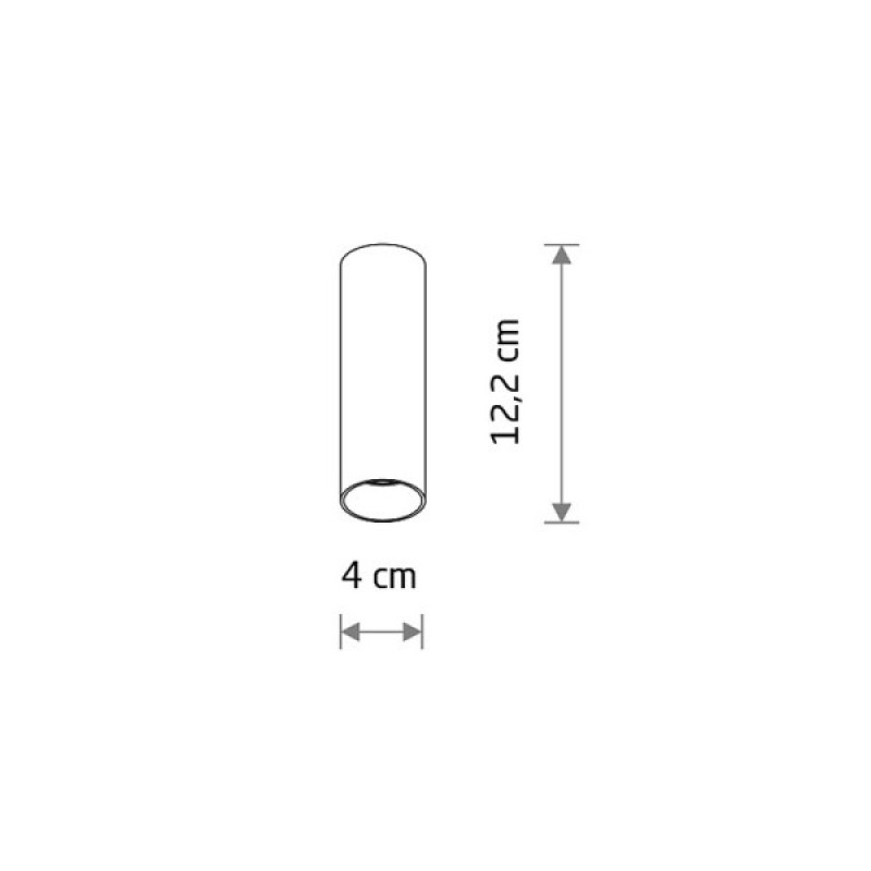Плафон Nowodvorski 12146 Cameleon Fourty S 10W IP20 золотий