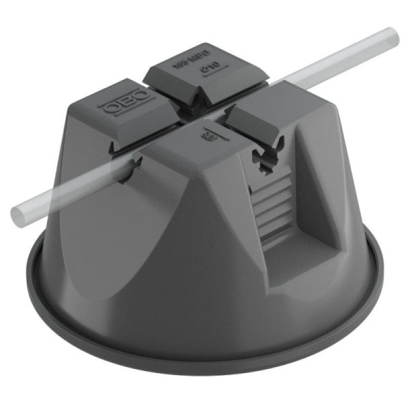Держатель проводника для плоской крыши OBO Bettermann (5218700) 165 MBG-8-10 из полиамида