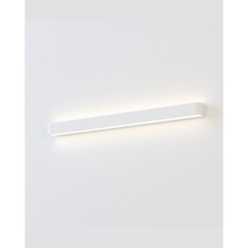Бра, настінний світильник Nowodvorski 7548 Soft LED T8LED 1x16W 3000K 2300Lm IP20 білий
