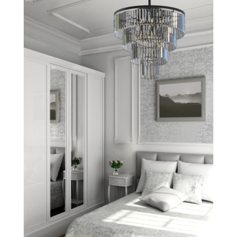 Люстра Nowodvorski 7614 Cristal L E14 12x25W IP20 черная