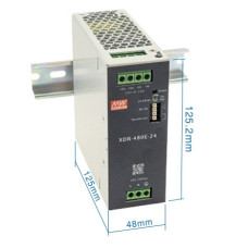 Блок питания Mean Well на DIN-рейку 480W DC48V 10A (XDR-480E-48)