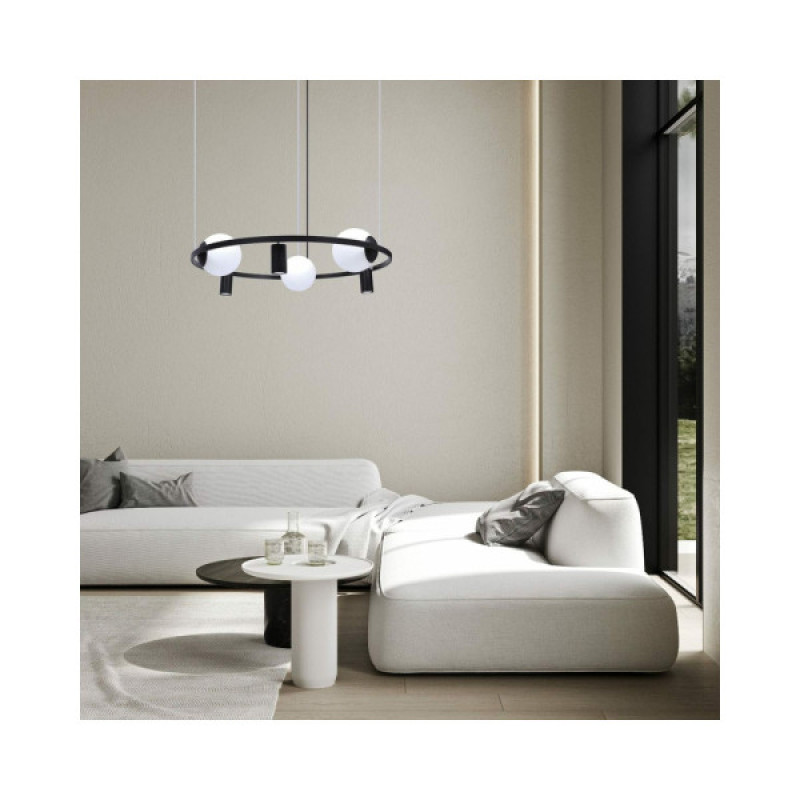 Люстра Zuma Line 5006 Orbit E27+GU10 6x40W IP20 Черная