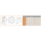 Вбудований силовий роз'єм ETI 004482082 EEH-1632 IP67 (16A 230V 2P+PE)