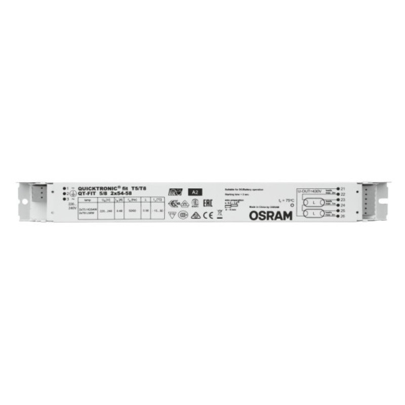 ЭПРА Osram QT-FIT 5/8 2X54-58/220-240 VS20 (4008321873842)
