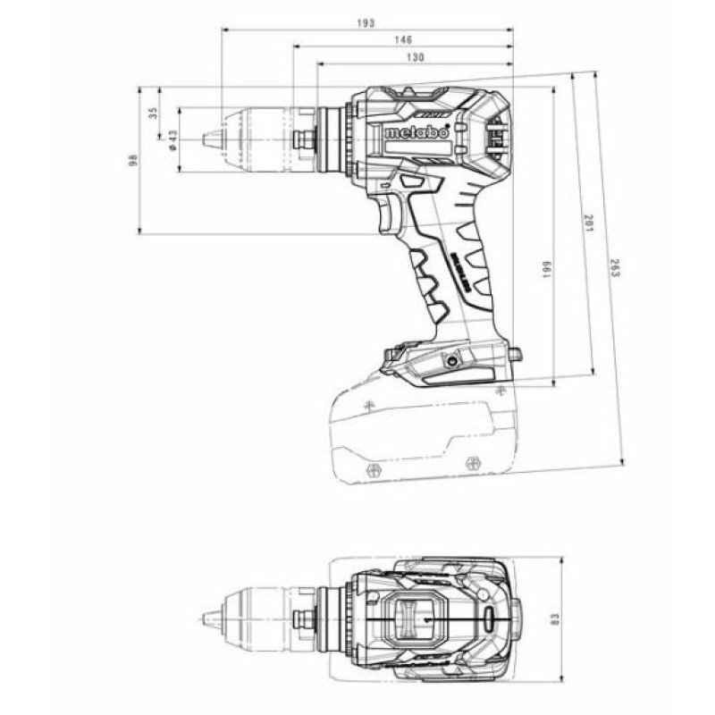 Акумуляторний дриль-шурупокрут Metabo BS 18 LTX BL Q I 2x5,2Аг (602359650)